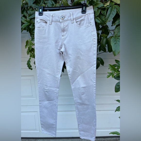 Women DL1961 crop jeans beige size 26 - Picture 1 of 6